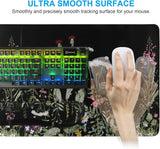 Floral Writing Pad 35.4"X15.7", Desk Protector for Workspace